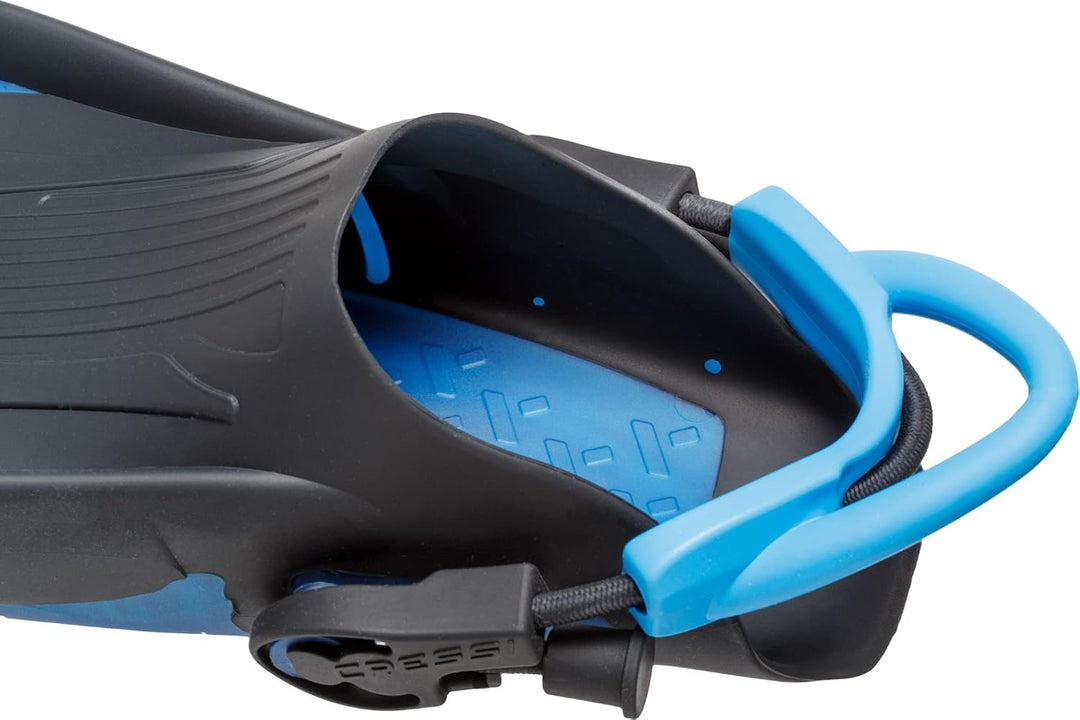 Cressi Unisex-Adult Maui Fins Flossen S/M Schwarz/Blau, S/M Schwarz/Blau