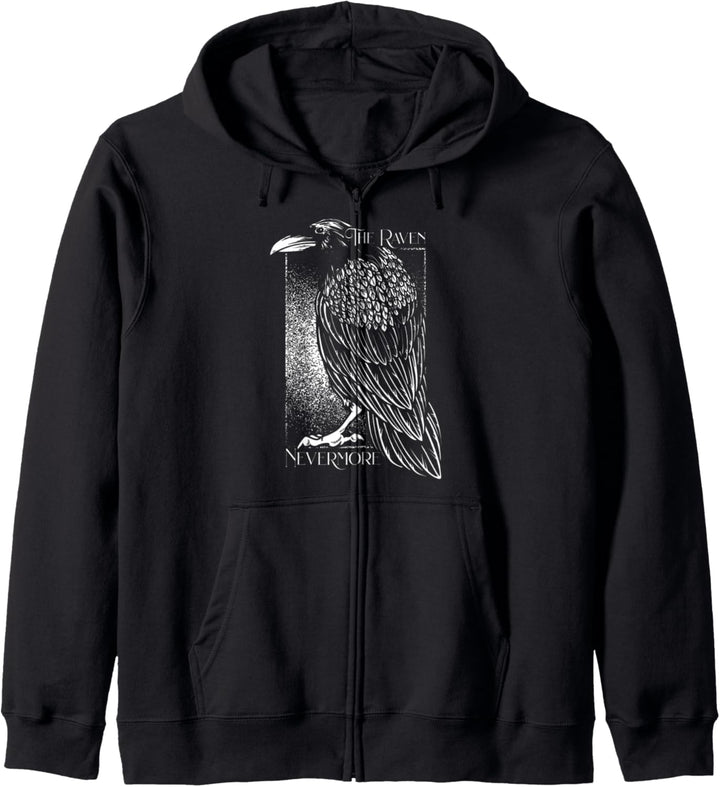 Edgar Allan Poe Der Rabe Nevermore Beunruhigt Kapuzenjacke