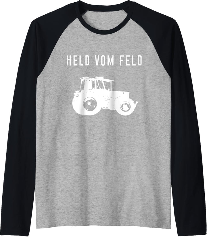 Held vom Feld Landwirt Bauer Landwirtschaft Trecker Traktor Raglan