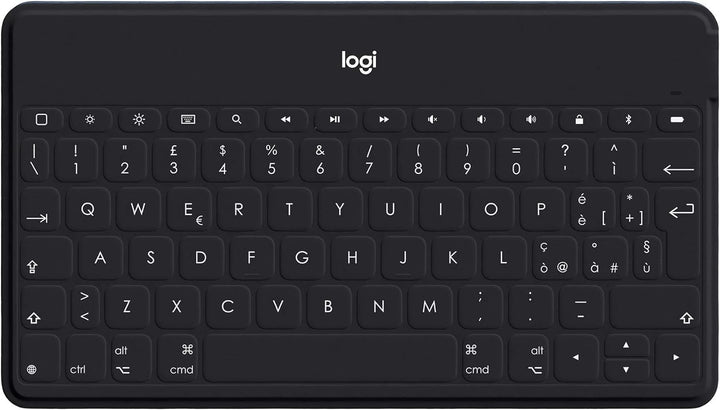 Logitech Keys-to-Go Kabellose Tablet-Tastatur, Bluetooth, iOS-Sondertasten, Ultraleicht & Geräuschlo