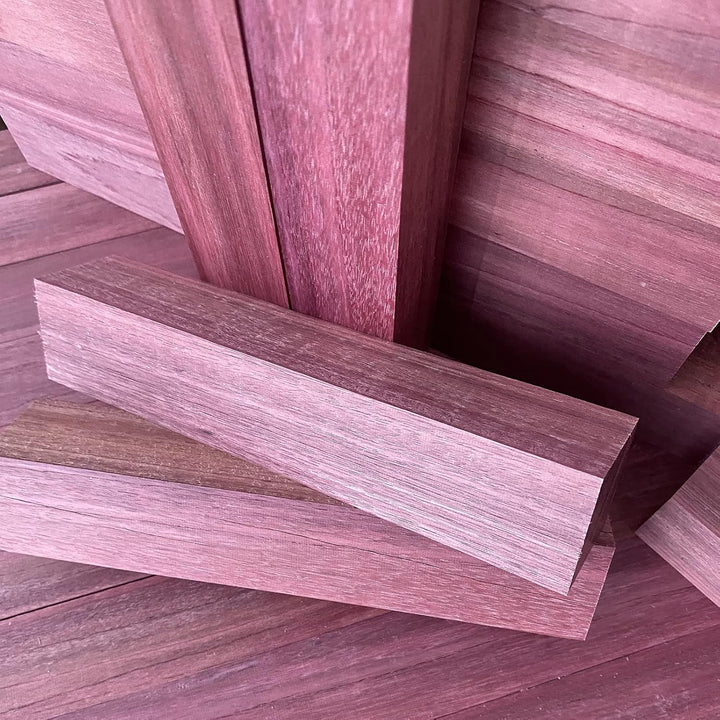 ECI Purple Heart Amaranth Kantel 40 x 500 mm Drechsel-Holz Ton Klang Violett Holz 40 x 40 x 500 mm,