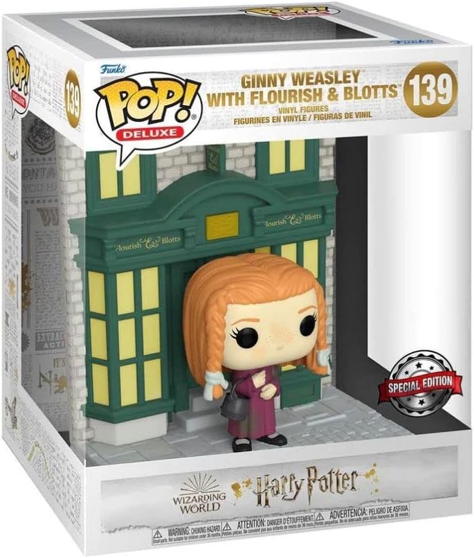 Funko Pop! Deluxe: Harry Potter - Ginny Weasley with Flourish & Blotts (Special Edition) #139 Vinyl