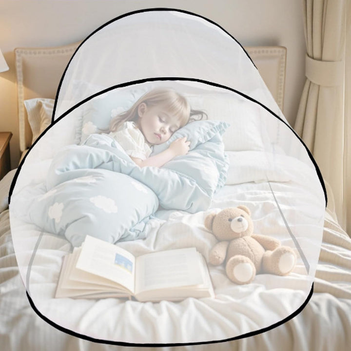 Moskitonetz Pop Up Einzelbett, 200 x 80 x 56 cm Moskitonetz Reise Faltbares Mosquito Netz Reise Ohne