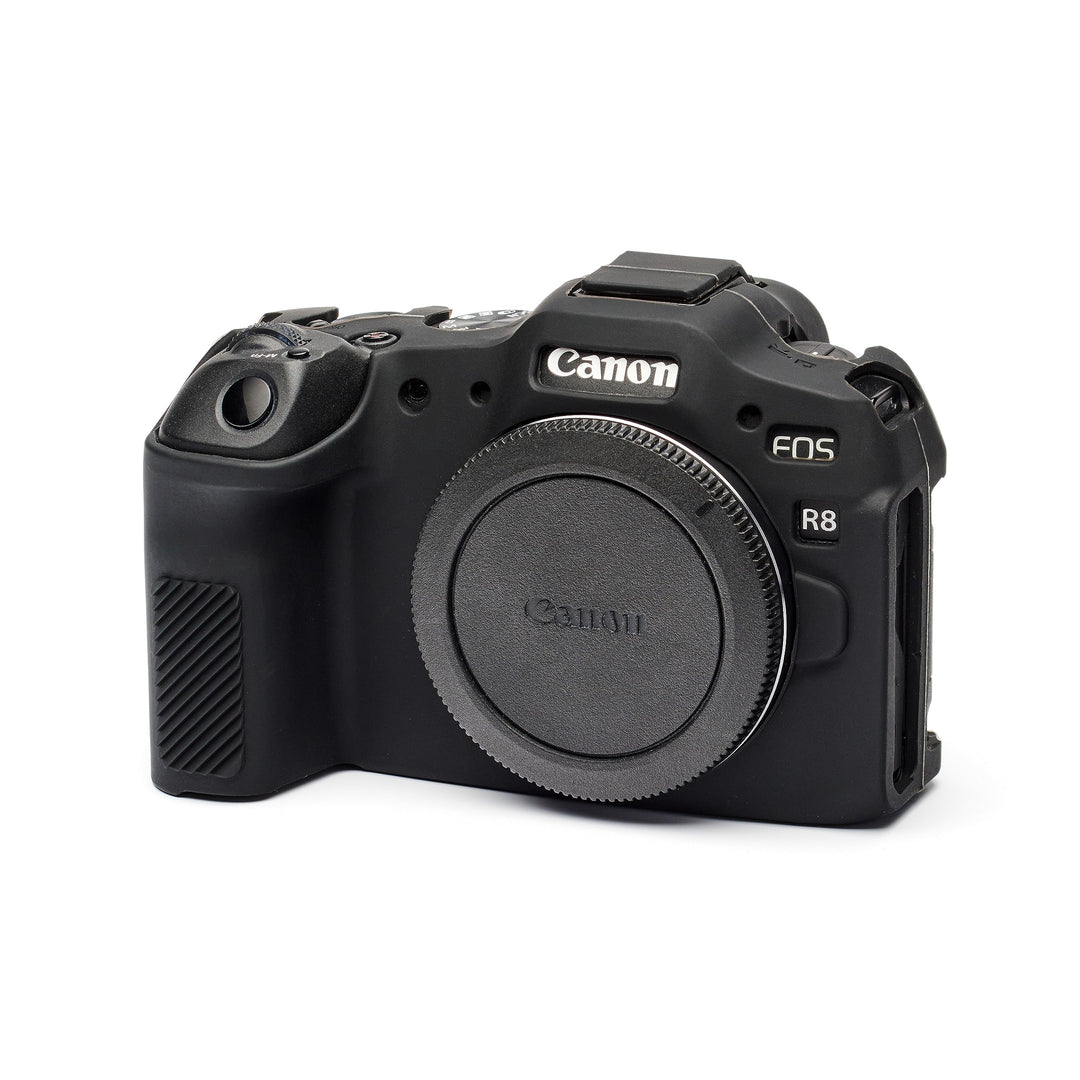 easyCover - Silikon Kameratasche - Schutz für Ihre Kamera - Canon R8 - Schwarz