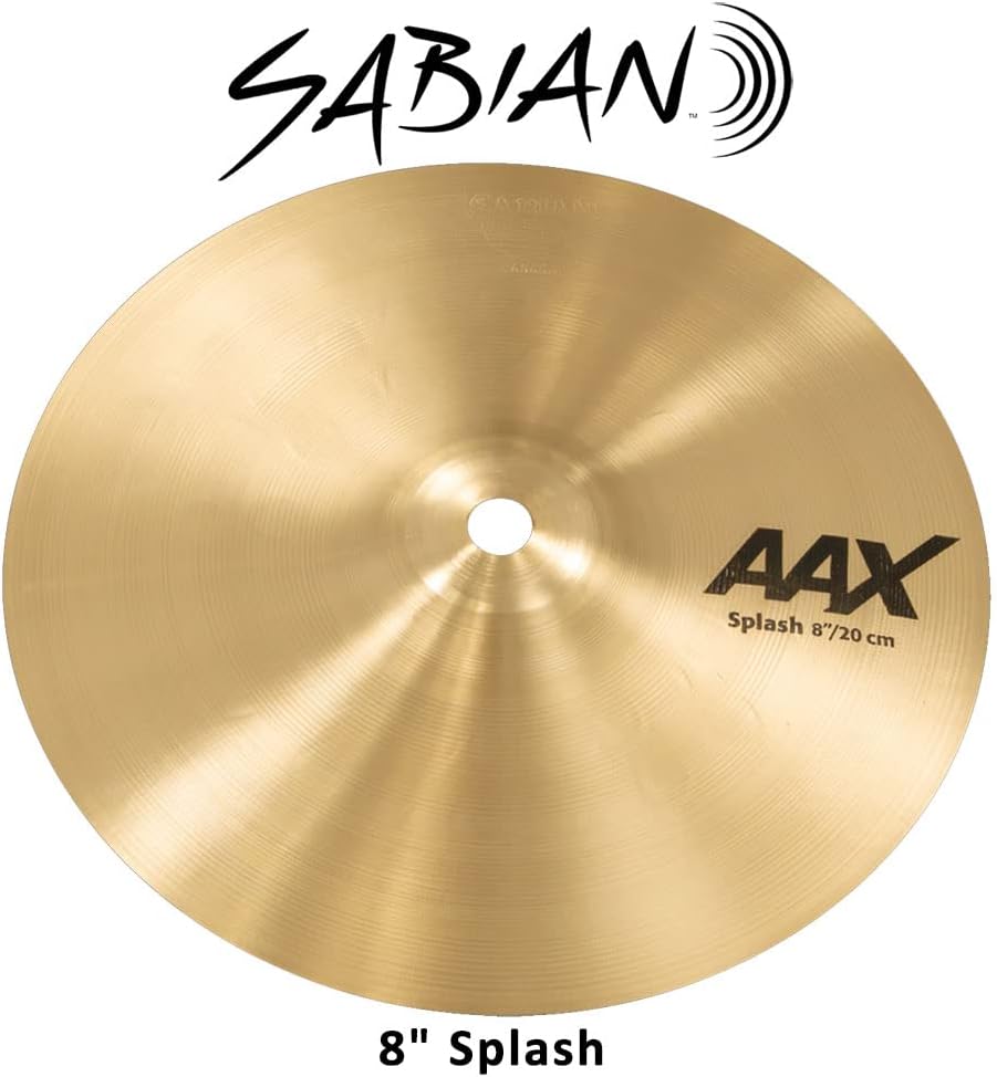 Sabian 8" AAX Splash, Brillant Finish 8 Inch Splash, 8 Inch Splash