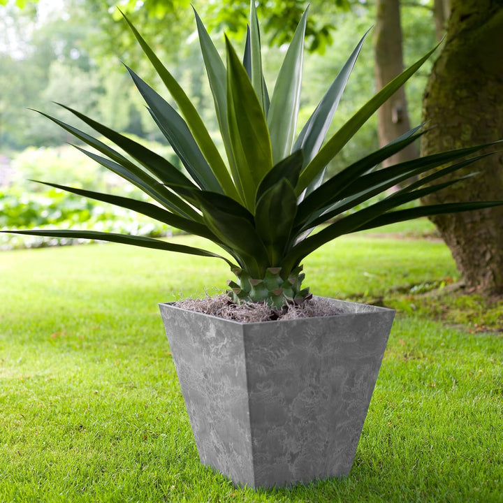 Artstone Topf - Ella - Grau - D40 H40