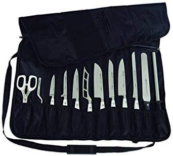 Arcos Messer Roll Bag - Messer Rolltasche zu 12 Stück - 100% Polyester 730 x 510 mm - Farbe Schwarz
