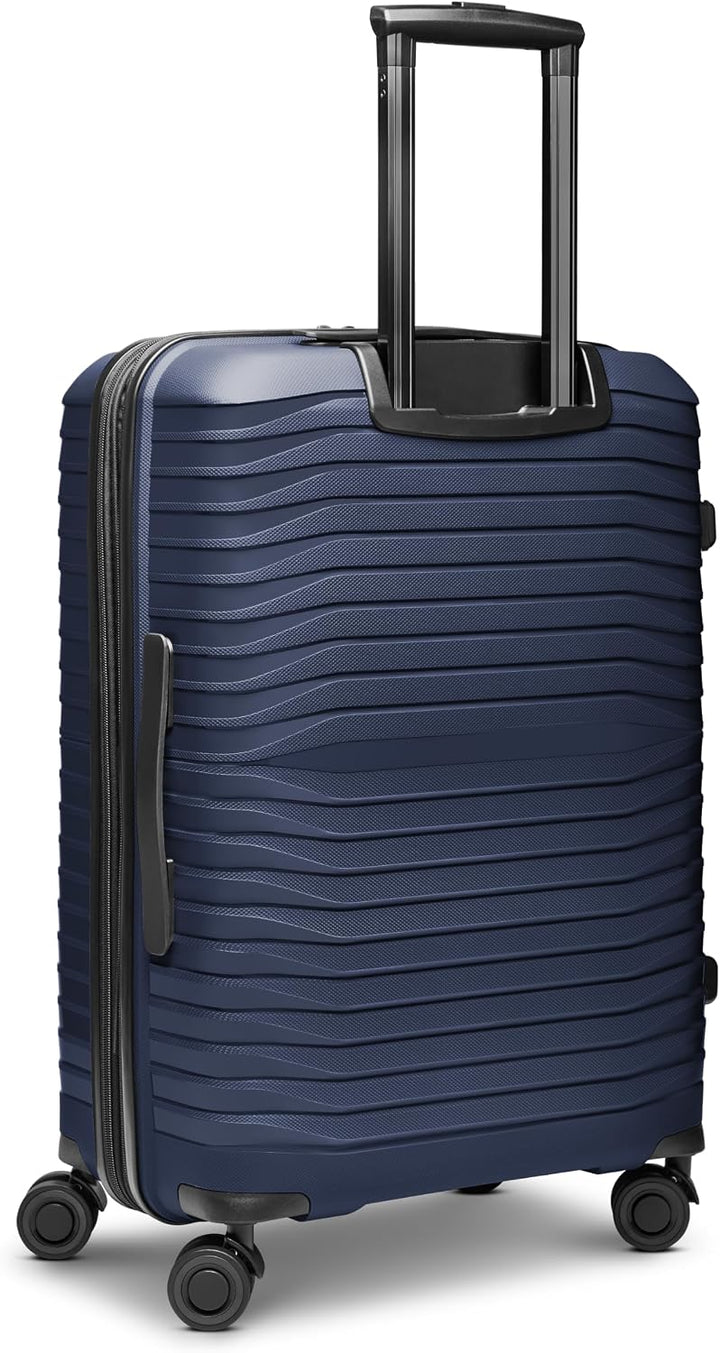 Stratic Shine Koffer &amp; Trolley gross | Ausgestattet mit 4 360° Drehbare Rollen, Kreuzpackgurt, Dehnf