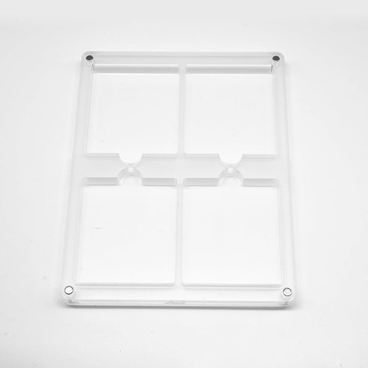 RetroRetter 3x Acryl Case 4-Fach für GameBoy Classic & Color Spiele Module - UV Schutz Protector Sch