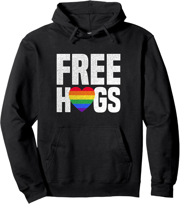 Free Hugs Schwul Bi Lesbisch CSD LGBTQ Pride Geschenkidee Pullover Hoodie