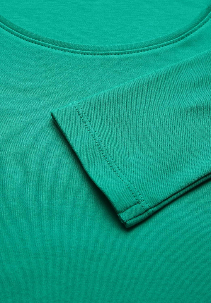 Cecil Damen Shirt mit Rundhals, XS Aventurine Green
