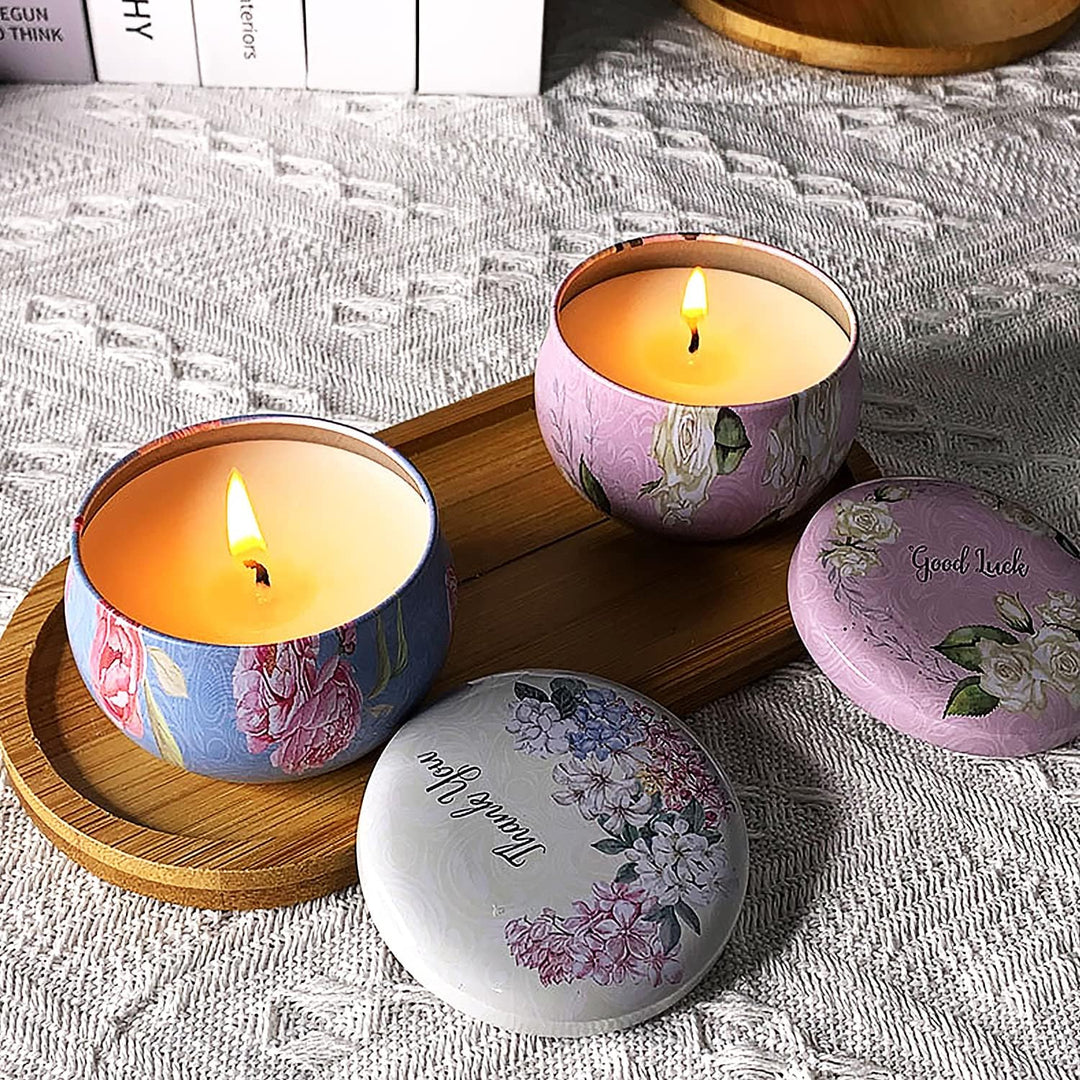 12 Stück DIY Kerzen Set kerzengläser mit 50 Kerzenkern Kerzen selber Machen Set kerzendosen leer mit