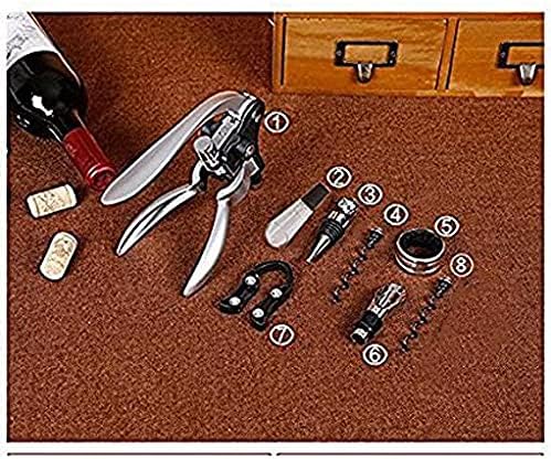 Cooko Korkenzieher, Manueller Wein Öffner Kit mit Belüfter und Ausgiesser,Zink-Legierung Griff Korke