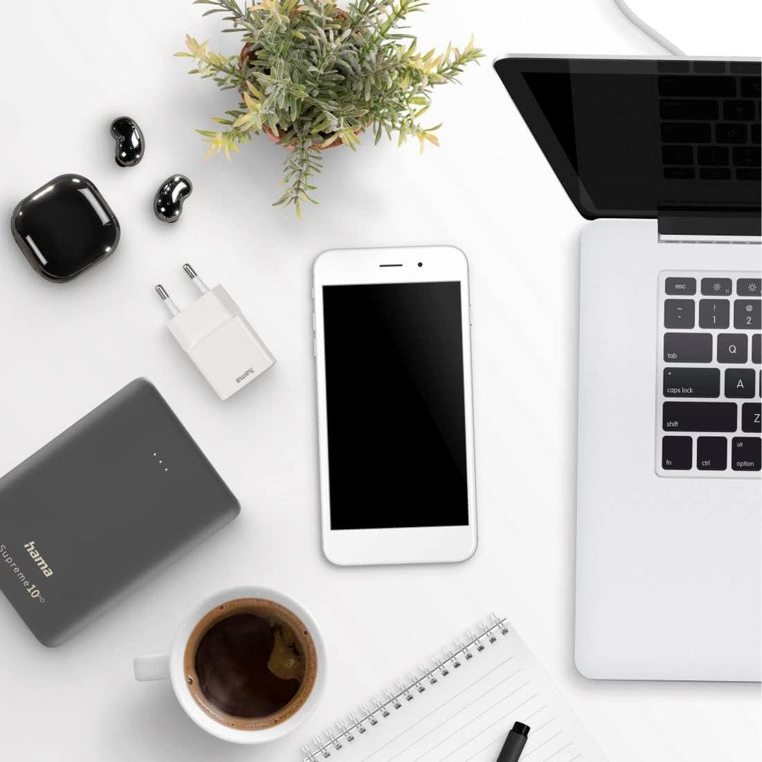 Hama Schnellladegerät USB-C Ladegerät 25 W (USB Ladegerät für Smartphone, Tablet etc., Ladestecker U