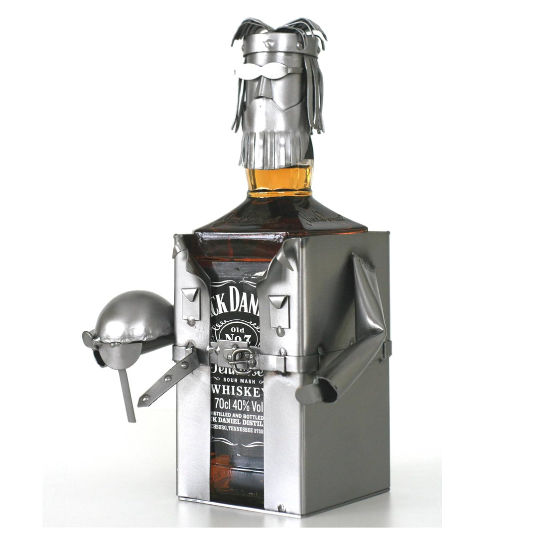 Schraubenmännchen JACKY WHISKEYFLASCHENHALTER - Flaschen- Deko für Jack Daniels - handgefertigte whi