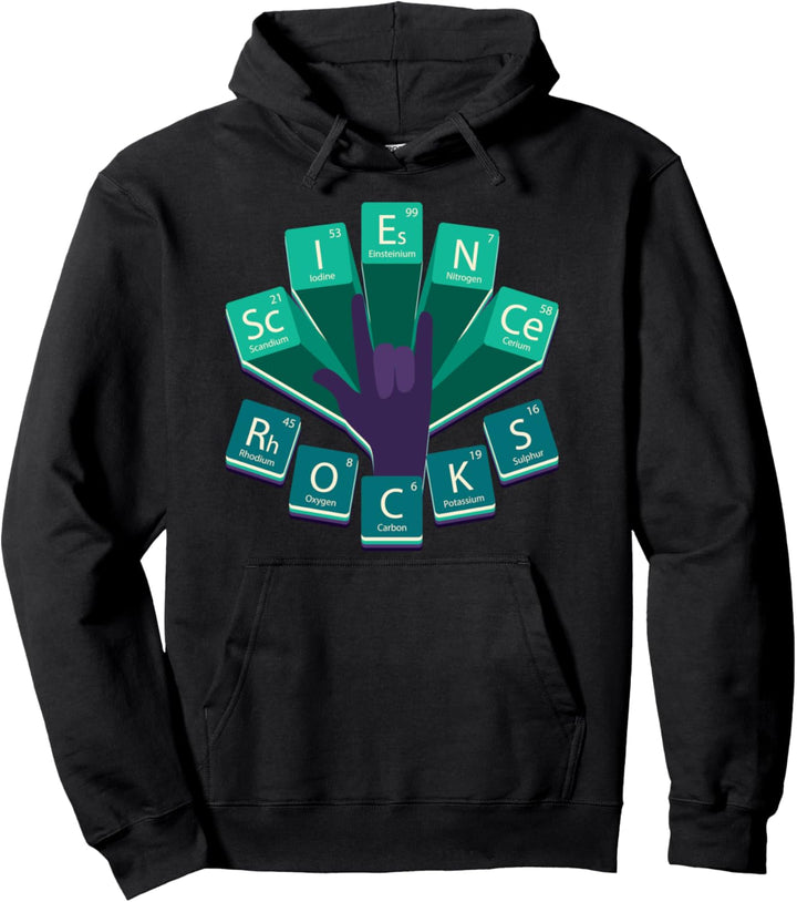 Science Rocks - Wissenschaftler Spruch - Wissenschafts Pullover Hoodie