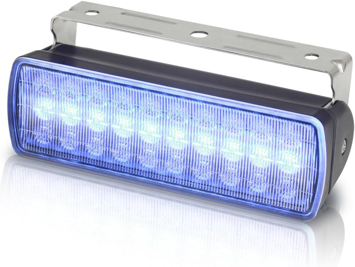 HELLA Marine Flutlicht 12-24V DC - 750 Lumen Sea Hawk XL - Schwarzes Gehäuse - Schwenkbare Schraubbe