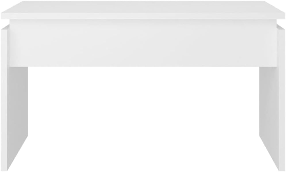 Couchtisch Weiss 68x50x38 cm Spanplatte