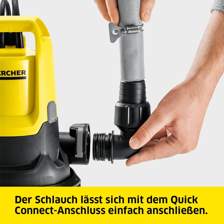 Kärcher SP 16.000 Dual flachsaugende Schmutzwasser-Tauchpumpe, Fördermenge: 16.000 l/h, Eintauchtief