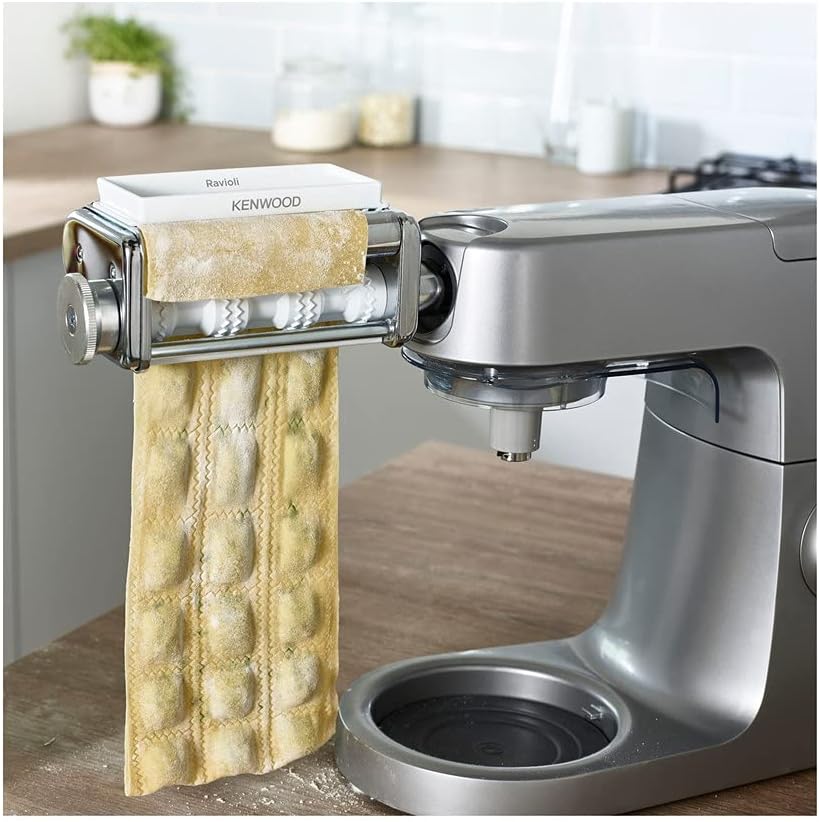 Kenwood Ravioli-Aufsatz KAX93.A0ME, Zubehör Küchenmaschinen, inkl. grossem Trichter, Fülllöffel &amp; Re