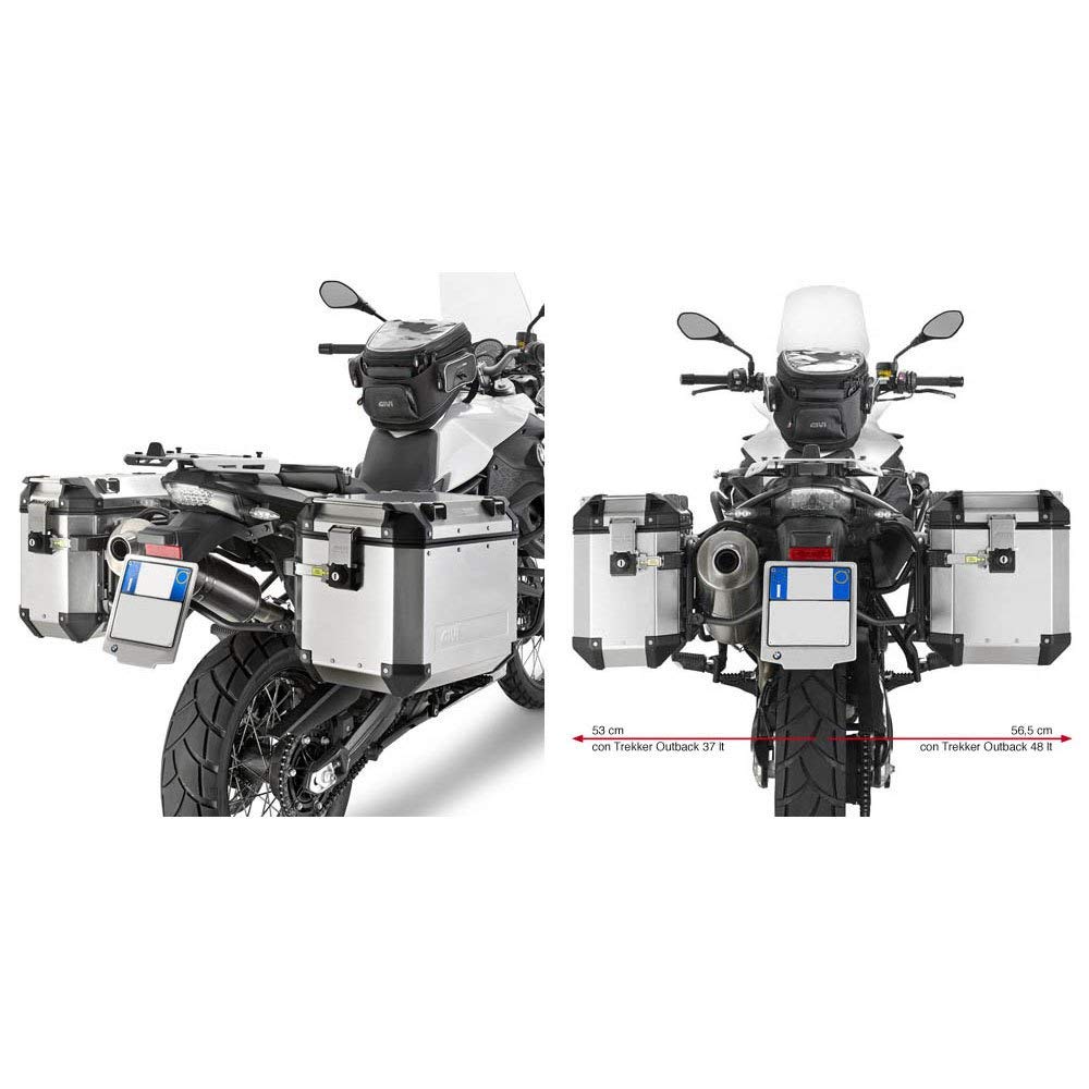 Trekker Outback Motorrad Kofferträger CAMpassend für BMW F 650 700 800 GS(2008)