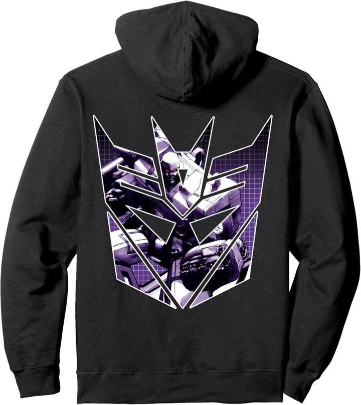 Decepticon Shield Megatron mit Transformers-Logo Pullover Hoodie