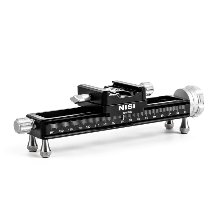 NiSi NM180 Makro Fokussierschiene - 360° Rotierbar Stabiler Makroschlitten/Makro Einstellschlitten/M