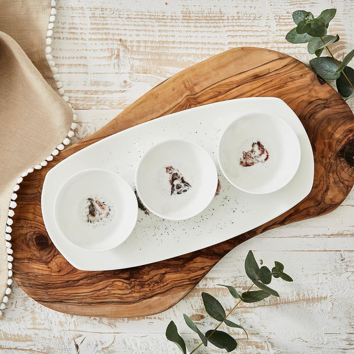 Wrendale, Porzellan , Designs Set "Lettuce Be Friends", 3 Stück