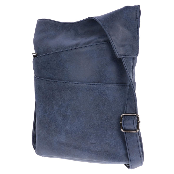 Christian Wippermann grosse Damen Tasche Schultertasche Umhängetasche Crossover Leder Optik Handtasc