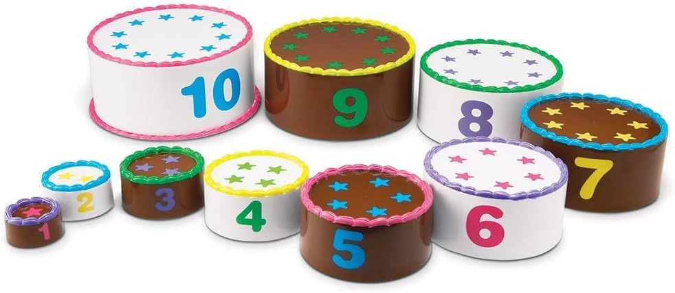 Learning Resources Smart Snacks Stapeltorte mit Zahlen