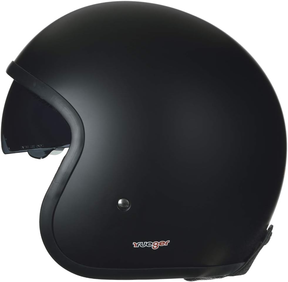RC-590 Jethelm Custom Motorradhelm Chopper Chopper Motorrad Roller Helm rueger, Grösse:XS (53-54), F