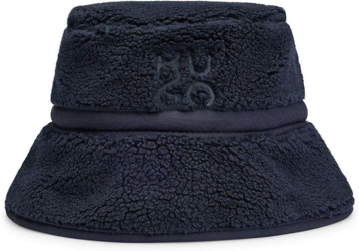 HUGO Herren Larry-TE Teddy-Fischerhut mit Stack-Logo Einheitsgrösse Black1, Einheitsgrösse Black1