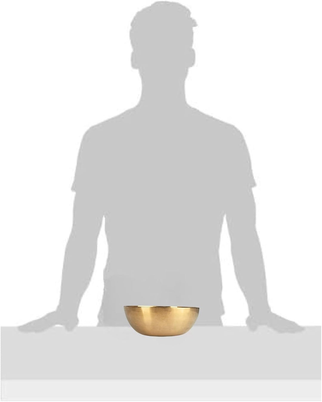 Peter Hess Therapieklangschale Kehlkopfschale (16,5 cm, 700 g) mit Filzschlägel und Filzuntersetzer