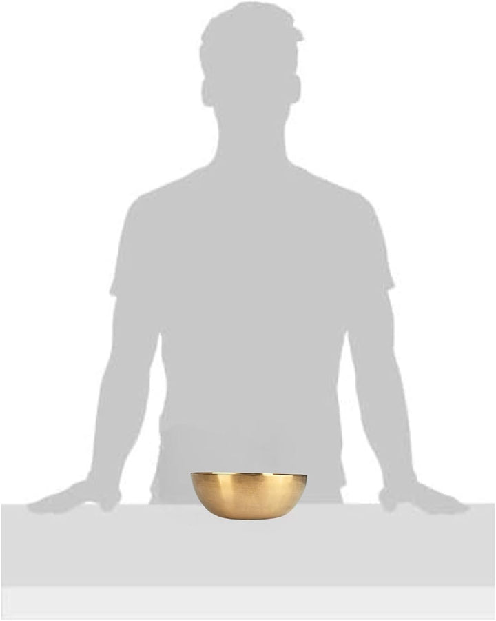 Peter Hess Therapieklangschale Kehlkopfschale (16,5 cm, 700 g) mit Filzschlägel und Filzuntersetzer