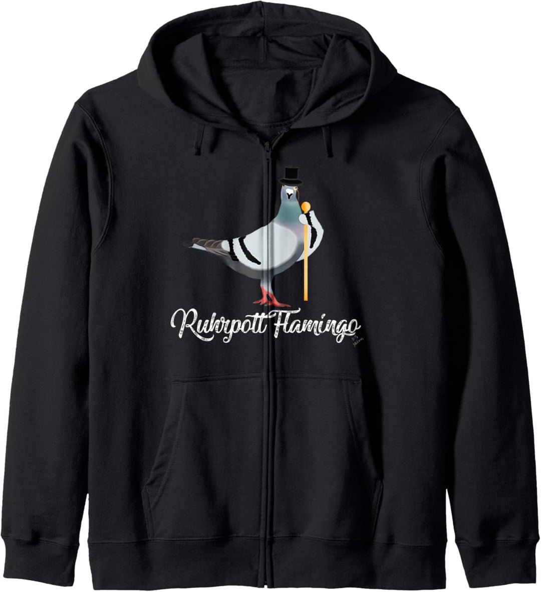 Ruhrpott Flamingo Ruhrgebiet Taube fun Ruhrpott Kapuzenjacke