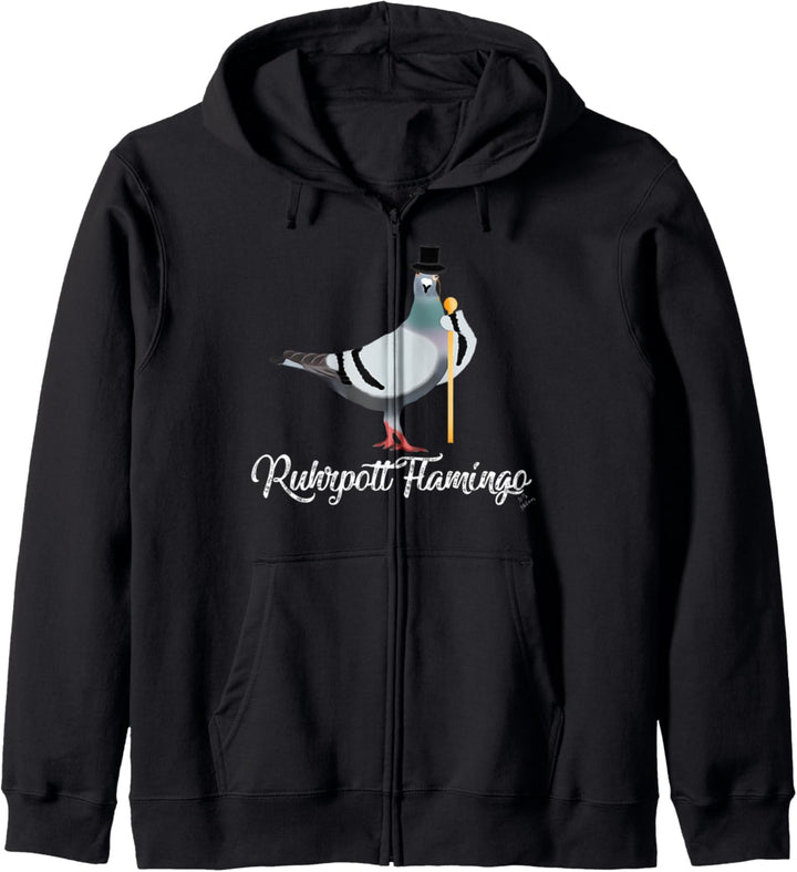 Ruhrpott Flamingo Ruhrgebiet Taube fun Ruhrpott Kapuzenjacke