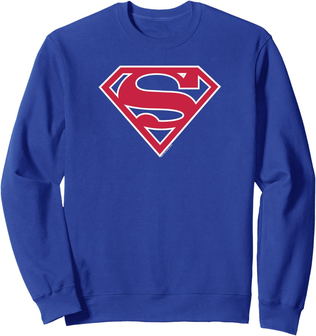 Superman Red & White Shield Logo Sweatshirt