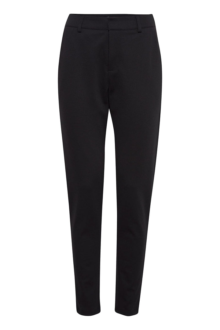 ICHI IHKATE SUS Office PA Damen Hose Stoffhose mit Stretch Enger Schnitt, XS Black (194008)