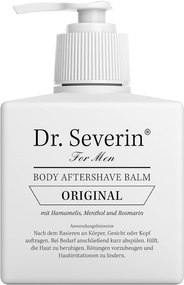 Dr. Severin® Men Original Body Aftershave Balsam I gegen Rasierpickel I befreit von Irritationen I K