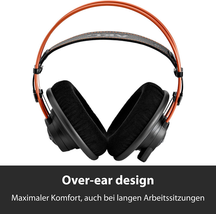 AKG K712PRO Offener Over-Ear-Studio-Referenzkopfhörer der Premiumklasse K712 Pro - offener Single, K