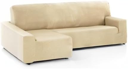 Martina Home - Elastischer Sofabezug, Modell Túnez, Eckteil Links, Stoff, Beige, 3-Sitzer, BRAZO IZQ