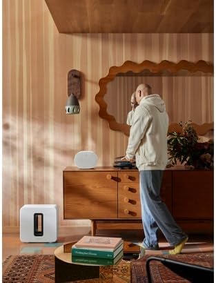 Sonos Sub 4 – WLAN-Subwoofer – Weiss WLAN-Subwoofer Weiss, WLAN-Subwoofer Weiss