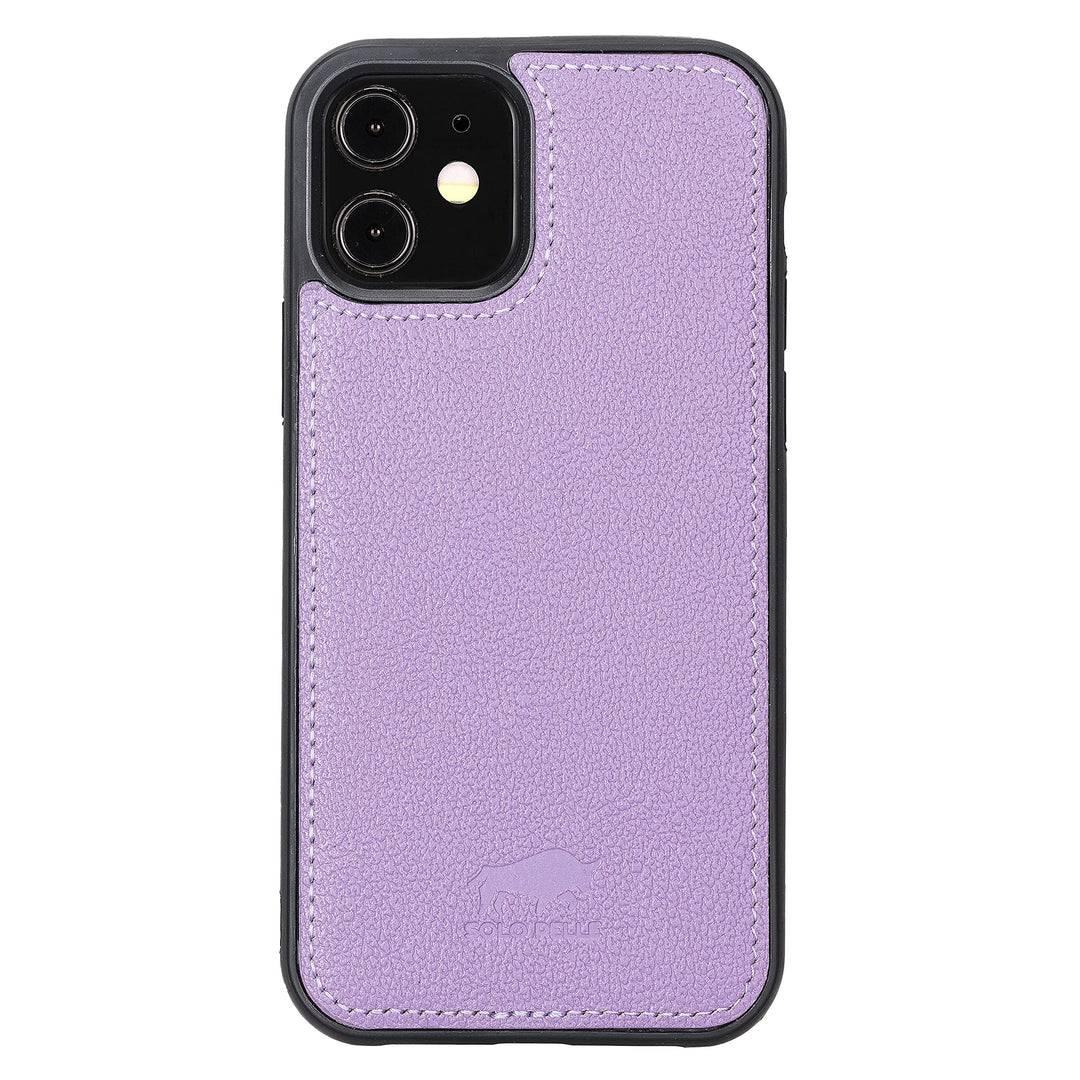 Solo Pelle Lederhülle für das iPhone 12/12 Pro in 6.1 Zoll Stanford Case Leder Hülle Ledertasche Bac