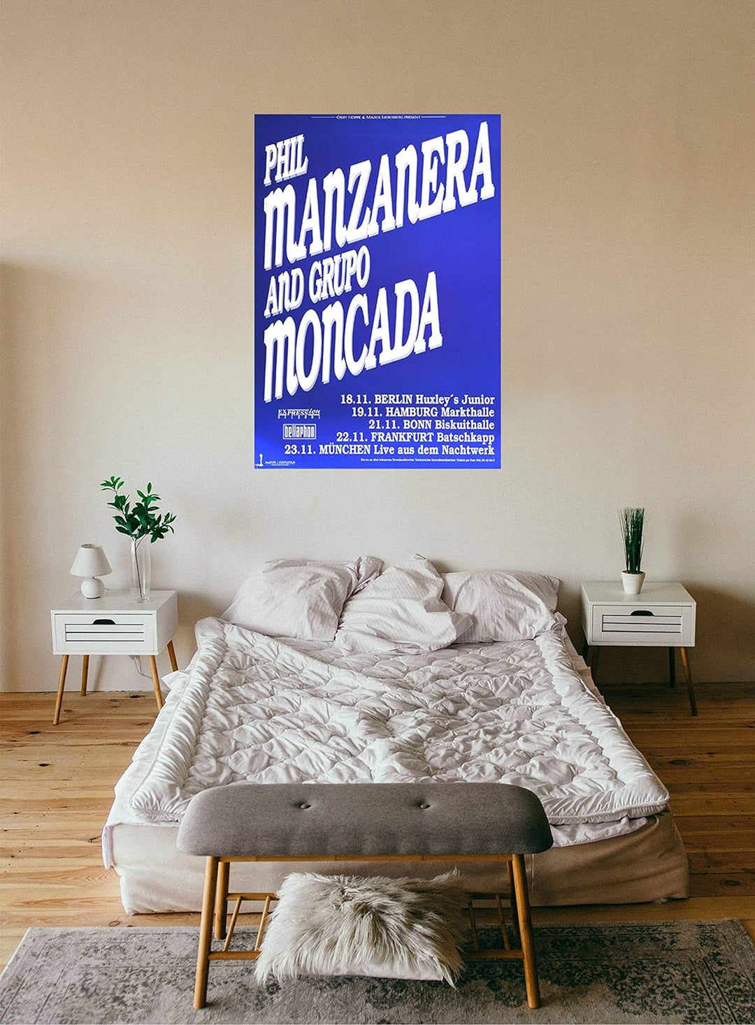 Phil Manzanera - Listen Now, Tour 1977 » Konzertplakat/Premium Poster | Live Konzert Veranstaltung |