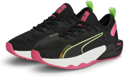 PUMA Damen Pwr Xx Nitro Wn's Gymnastikschuh 37 EU Puma Black Sunset Pink Fizzy Apple, 37 EU Puma Bla