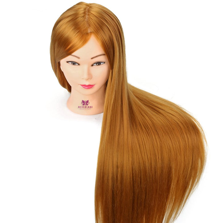 Trainingsk?pfe Neverland 30 Zoll 100% Kunstfaserhaar Friseurpraxis Schaufensterpuppe Mit Klemme 100%