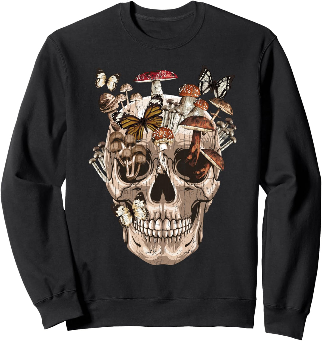 Pilze Bekleidung Pilzsammler Pilz Totenkopf Sammeln Geschenk Sweatshirt