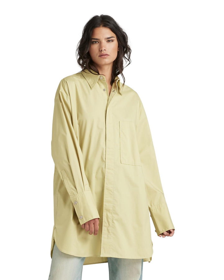 G-Star Damen Oversized Boyfriend Shirt M Grün (Leek Green D22492-d308-d613), M Grün (Leek Green D224