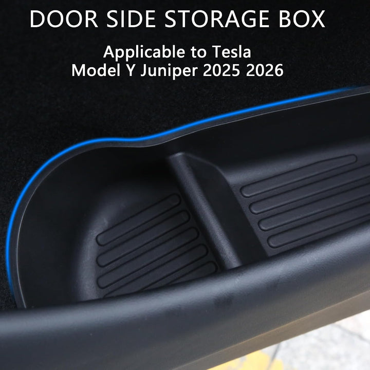 Aufbewahrungsbox für die Tür für Tesla Model Y Juniper Zubehör 2025 2026, Türseitenfach-Organisiertr