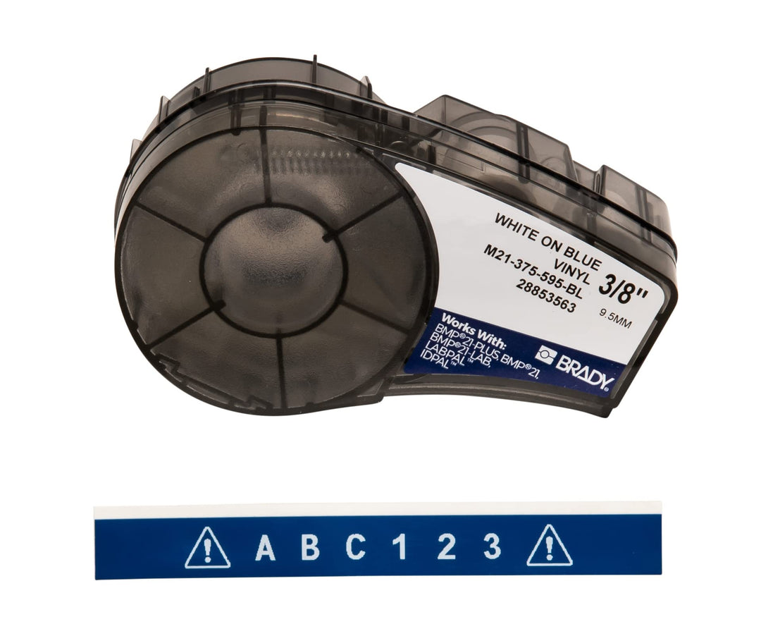 Brady Vinyl-Etiketten für Etikettendrucker M211 &amp; M210 - Vinyl-Klebe-Druckeretiketten - Industrieeti